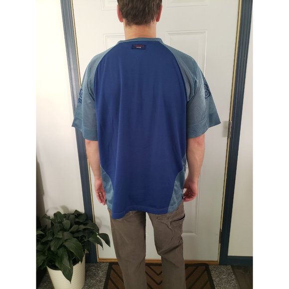 Tommy Jeans Blue and Green Jersey Tee - Picture 3 of 4